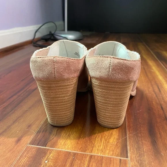 Jeffrey Campbell | Rosale Mule Booties | Blush Suede - Picture 6 of 6